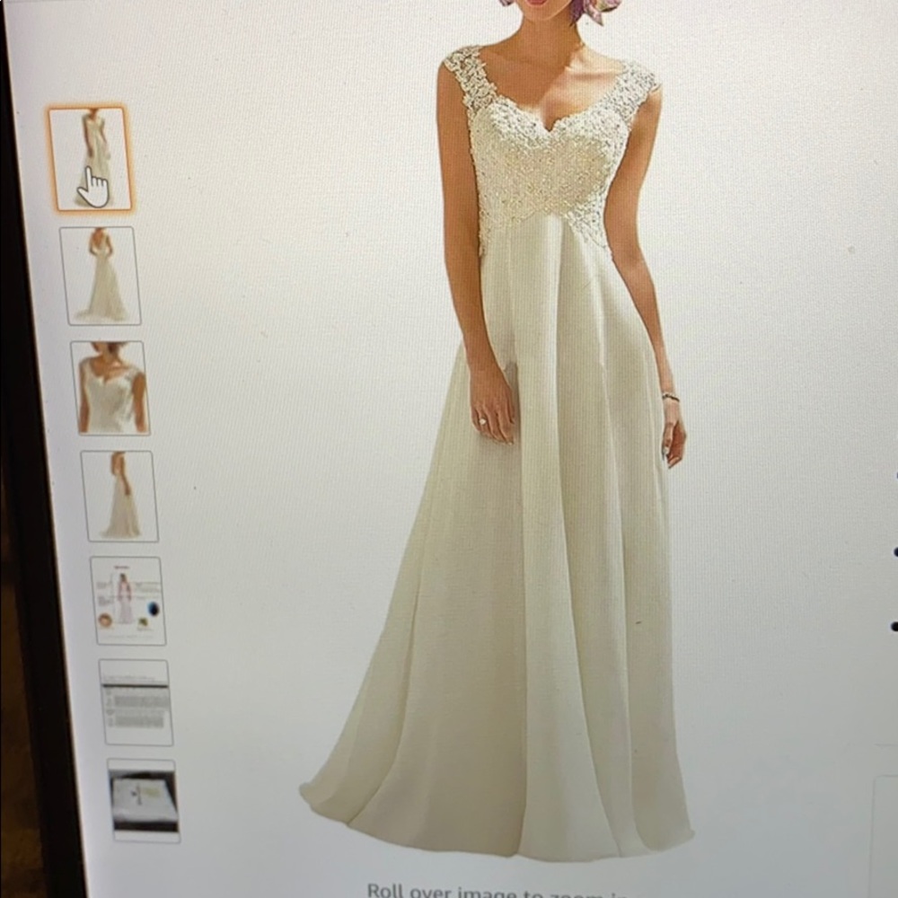 Wedding lace dress